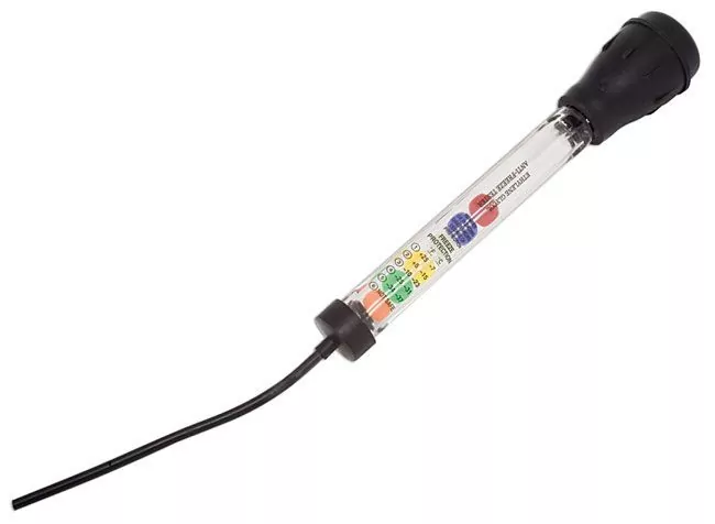 Réfractomètre de glycol portable Antigel de voiture 1-1.4 Batterie Acide  Moteur Liquide de refroidissement Testeur Outil Fluide Atc