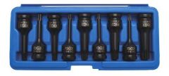 Coffret 9 douilles 1/2 à choc spline lg75mm