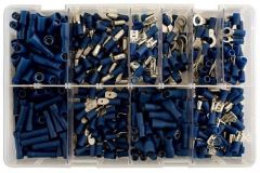Assortiment de 280 cosses électriques bleus