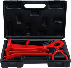 Jeu de coins pour garnitures | diverses formes | avec pince à dégarnir pour agrafes | 6 pièces
