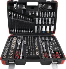 Coffret de douilles, cliquets et clés mixtes à cliquets 176 pièces Nouvelle gamme BGS Do it yourself