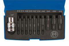 Coffret extracteurs de vis torx étoile abîmées