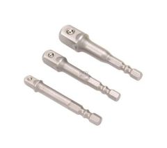 3 Adaptateurs pour tournevis électriques, 1/4 "- 3/8" - 1/2 "