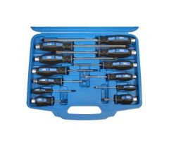 Coffret 12 tournevis de force ergonomiques avec carre d’entraînement