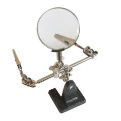 Loupe 63 mm sur support mains libres Silverline