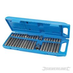 Coffret 40 embouts torx Spline BTR courts et longs
