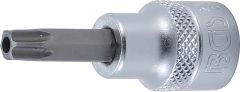 Douille à embouts 10 mm (3/8") profil T (pour Torx) avec perçage T40