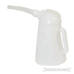 Verseur en polyéthylène 2 litres. Graduations en ml.