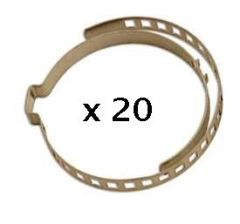 20 colliers de soufflet de cardan 7 mm x 405 mm