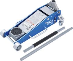 Cric rouleur hydraulique construction aluminium-acier 2,5 tonnes