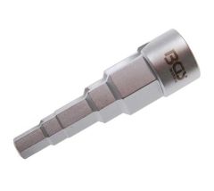 Embout 6 pans mâle multiple 3/8" 7/16" 1/2" & 21 mm