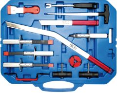 Coffret d'outils de dépose pare-brise 14 pièces