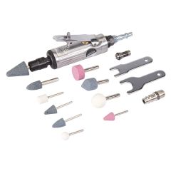 Meuleuse pneumatique et accessoires, 15 pcs
