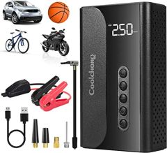 Booster, gonffleur, banque d'alimentation USB, lumière LED 12 volts