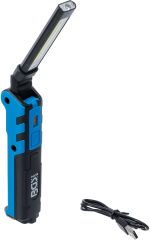 Baladeuse pliable à accu COB-LED 5 W