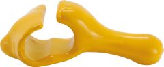 Dispositif de retenue de talon de pneu avec revêtement pvc