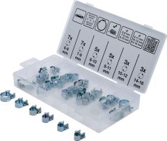 Assortiment de colliers de tuyau Ø 6 - 16 mm 30 pièces