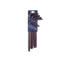 JEU DE 9 CLES TORX ETOILE EXTRA LONGUE DE T10 A T50