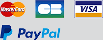 MasterCard CB Visa Paypal